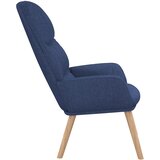 Stolica za opuštanje od tkanine plava | shoptok.hr