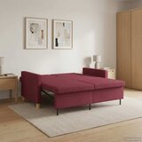  Krevet-sofa na razvlačenje Vinska crvena Tkanina | shoptok.hr