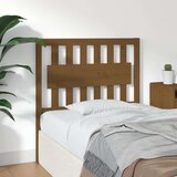  Posteljno vzglavje medeno rjavo 95,5x4x100 cm trdna borovina, (20684361) | Shoptok.si