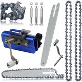 Rosfix SET VODILNA PLOŠČA 8" Z 2 VERIGAMA 1/4" IN ROČNIM BRUSILNIKOM | KALJENO JEKLO, 1,3 MM, (5000036458) | Shoptok.si