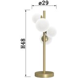  ONLI - Stona lampa PALOMA 4xG9/10W/230V 48 cm zlatna | Eponuda.com