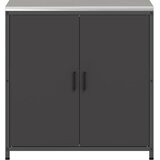 Kuhinjsko skladištenje HATTEM Crna 90 x 50 x 92 cm Čelik | shoptok.hr