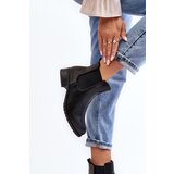 Boto Women's Low Boots Ankle Boots with Embellishment Black Donname | shoptok.hr