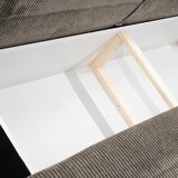 MID.YOU ZOFA S POSTELJNO FUNKCIJO, svetlo rjava tekstil | Shoptok.si
