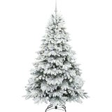 vidaXL Umjetno božićno drvce s stalakom Zelena 210 cm PE i PVC | shoptok.hr