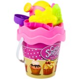  Set kantica za pijesak, Kalupi, kante za zalijevanje Sweets 8 kom - rozi | shoptok.hr
