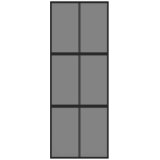 Klizna vrata crna 76x205 cm od kaljenog stakla i aluminija | shoptok.hr