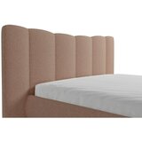 MID.YOU OBLAZINJENA POSTELJA 160 cm x 200 cm , les, tekstil, leseni material roza | Shoptok.si