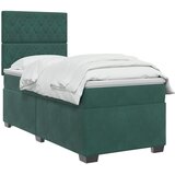  Boxspring krevet s madracem Tamnozelena 90 x 200 cm Bar&amp;scaron;un Slike