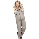 Pri Women's tracksuit long unbuttoned sweatshirt + loose pants SOFT TOUCH Cene