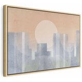  Slika - Modern City (1 Part) Wide - Second Variant 120x80 U prirodnom drvenom okviru | shoptok.hr