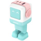  CD361 Uno GaN mrežni punjač 65W (2x USB-C + 1x USB-A) tirkizni | Eponuda.com