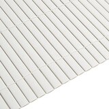  Vrtna ograda dvostrana bijela 1,8x3 m PVC | Eponuda.com