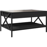  Stolić za kavu s beskonačnim LED svjetlima crni 70x50x38 cm | Eponuda.com