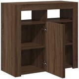  Komoda s LED svjetlima boja dimljenog hrasta 80 x 35 x 75 cm | Eponuda.com