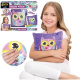 Woopie art & fun šljokičasti jastuk sova, ljubičasta | shoptok.hr
