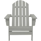  Vrtni stol Adirondack z mizo trden les jelke siv, (20704514) | Shoptok.si