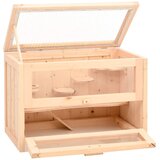  Kavez za hrčke 60 x 35,5 x 42 cm od masivne jelovine | shoptok.hr