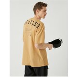 Koton T-Shirt - Beige - Fitted Cene