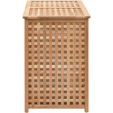 vidaXL Košara za rublje od masivne orahovine 87,5 x 46 x 67 cm | shoptok.hr