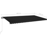  Tenda na automatsko uvlačenje 600x350 cm antracit | shoptok.hr