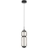Nova Luce Mat crna staklena LED viseća svjetiljka ø 12 cm Liesa – | shoptok.hr