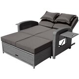 Greemotion Lounge Zofa Bahia Rondo, Rjava, Siva, Raztegljiva | Shoptok.si