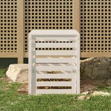 The Living Store Kompostnik bel 63,5x63,5x77,5 cm trdna borovina - Kompostnik, (21662937) | Shoptok.si
