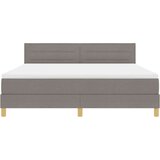  Postelja z vzmetnico in LED taupe 180x200 cm tkanina, (22083568) | Shoptok.si