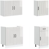 7-dijelni set kuhinjskih ormarića Lucca konstruiranog drva | shoptok.hr