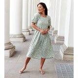 Gemre Green floral dress Edoardo Cene