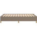  Okvir kreveta bez madraca smeđesivi 120 x 200 cm od tkanine | shoptok.hr