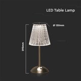  LED prigušiva punjiva stona lampa LED/2,4W/5V 3000-6000K 1800 mAh hrom | Eponuda.com