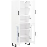  Visoka komoda bijela 69,5x34x180 cm konstruirano drvo | shoptok.hr