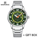 Naviforce nf8044 zeleni muški ručni sat kvarcni mehanizam ( NF8044 ZELENI ) Cene