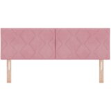 vidaXL Naslon za glavo s kristalnim blokovnim dizajnom, roza, 140 cm, aksamic, (22008454) | Shoptok.si