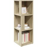vidaXL Kotna omarica sonoma hrast 33x33x100 cm iverna plošča | Shoptok.si