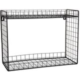 PT LIVING Crna željezna polica s više razina 40 cm Reja – | shoptok.hr