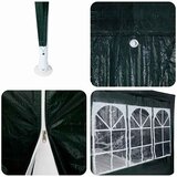 Šator za zabave Zelena 800 x 400 x 266 cm Polietilen | shoptok.hr