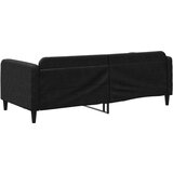  Dnevni krevet crni 90 x 200 cm od tkanine | shoptok.hr