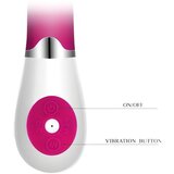 Pretty Love Daniel - vodootporni vibrator za G-točku (ružičasto-bijeli) | shoptok.hr