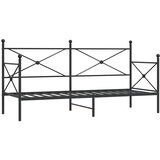  Dnevni krevet bez madraca crni 80x200 cm čelik | shoptok.hr