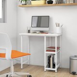 Maison Chic Stol za računalo bijeli 80 x 40 x 72 cm od MDF-a i metala | shoptok.hr