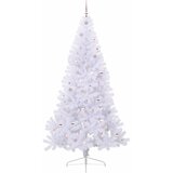  Umjetno božićno drvce Bijela 240 cm PVC i čelik | shoptok.hr