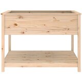  Sadilica s policom 111,5x111,5x81 cm od masivne borovine | shoptok.hr
