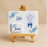  Konfeti za Abrahama in obletnice čokoladica moder motiv KABR 100-25 | Shoptok.si