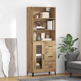  Highboard Umjetnički hrast 69,5 x 34 x 180 cm Konstruirano drvo Cijene