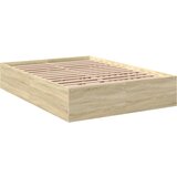  The Living Store Posteljni okvir sonoma hrast 135x190 cm inženirski les - Posteljni Okvir, (21498162) | Shoptok.si