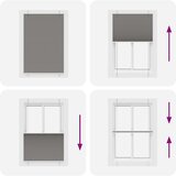  Plisirana roleta antracit 85x150 cm širina tkanine 84 4 cm | shoptok.hr