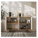 Hanah home komoda venedik sapphire oak white
